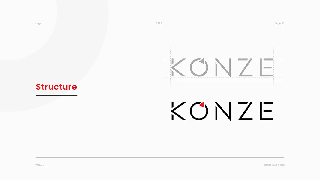 KONZE Logo Structure